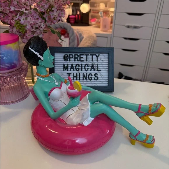 NWT Summerween Frankenstein Bride on Float Decor - Picture 3 of 4